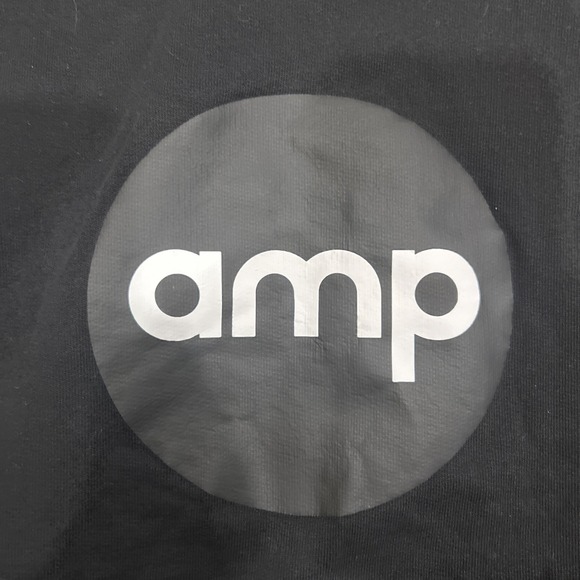 AMP Black Hoodie Neutral Size 2XL - Picture 3 of 5